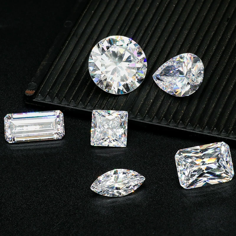 Wholesale Price Lab Grown Moissanite Diamond Pear D Vvs Moissanite 1CT Colorless D Vvs Moissanite 1CT Gra Certificate Def Fancy Cut