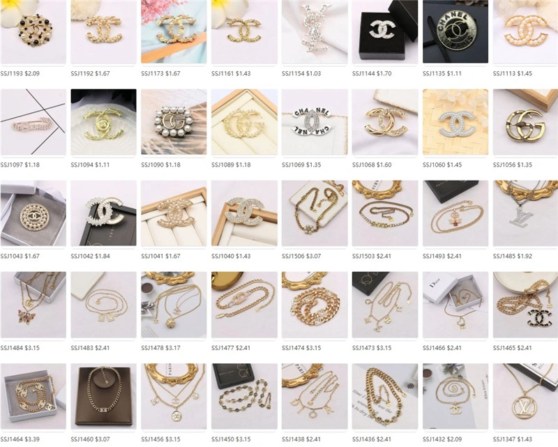 Wholesale Luxury Jewelry Famous Brand Stud Earrings Cc Gg Women Inspired Designer Earrings Popular Brand Hoop Earring