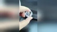 다이아몬드용 공장 가격 화이트 하트 모양 데프 컬러 모이사나이트 스톤
